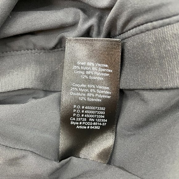 Talula - Bodycon Short Sleeve Ponte Dress with Zipper Detail - Picture 7 of 7